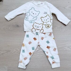 Zara Cozy Bear Print Set (12-18 months)
